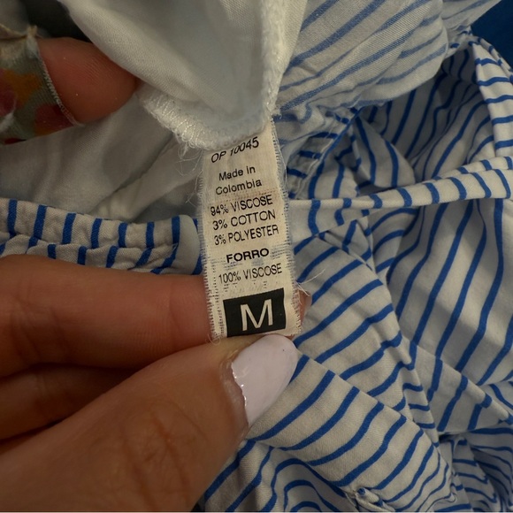 Maaji Blue and White Striped Top - Picture 4 of 4